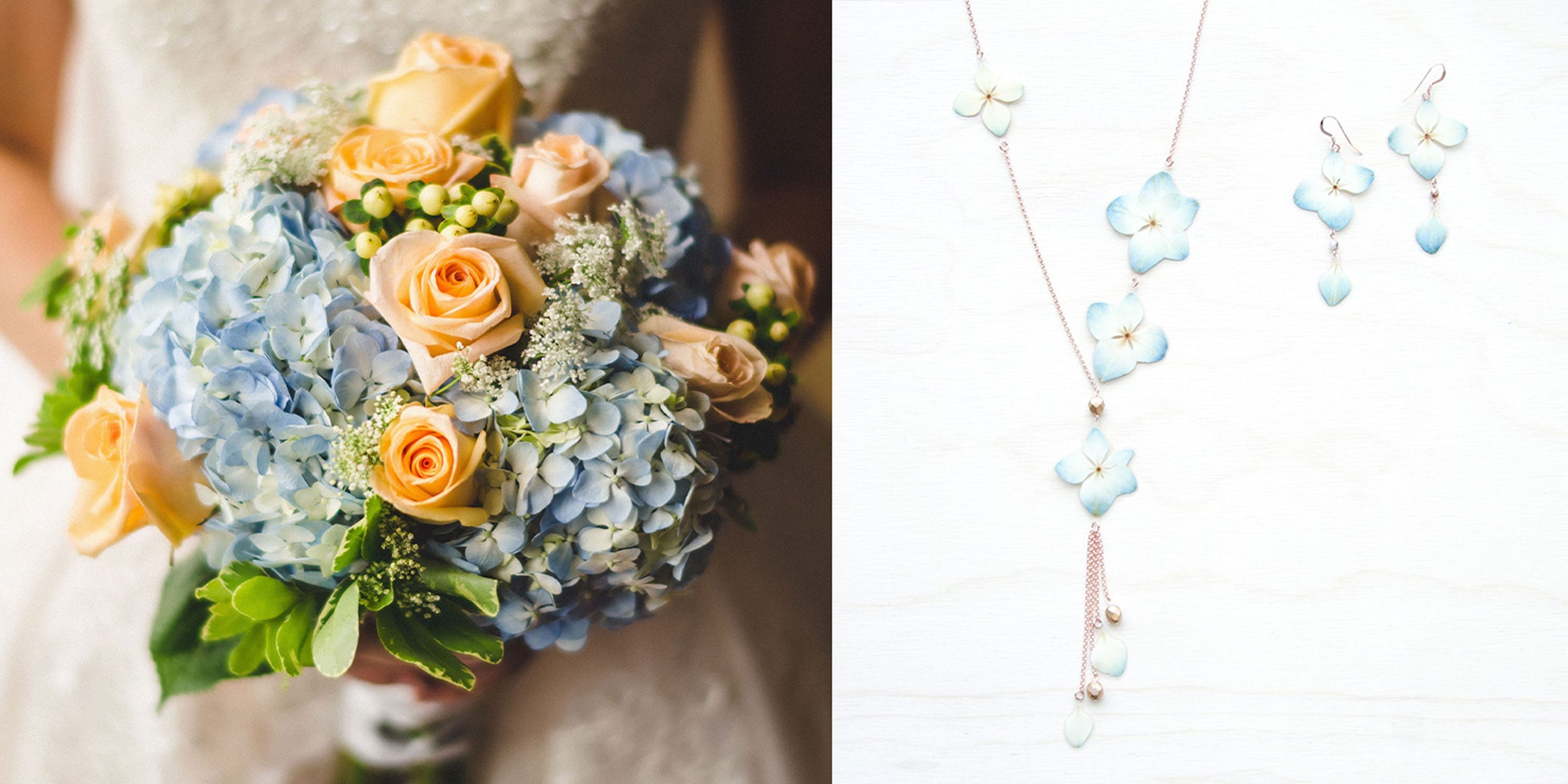 2019 before + after: wedding flowers transformed into jewelry - part o –  IMPRESSED by nature - pressed flower jewelry + bouquet preservation